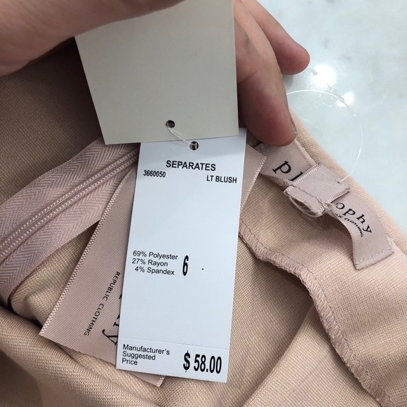 NORDSTROM Philosophy Apparel Ponte Pencil Skirt - Picture 9 of 10